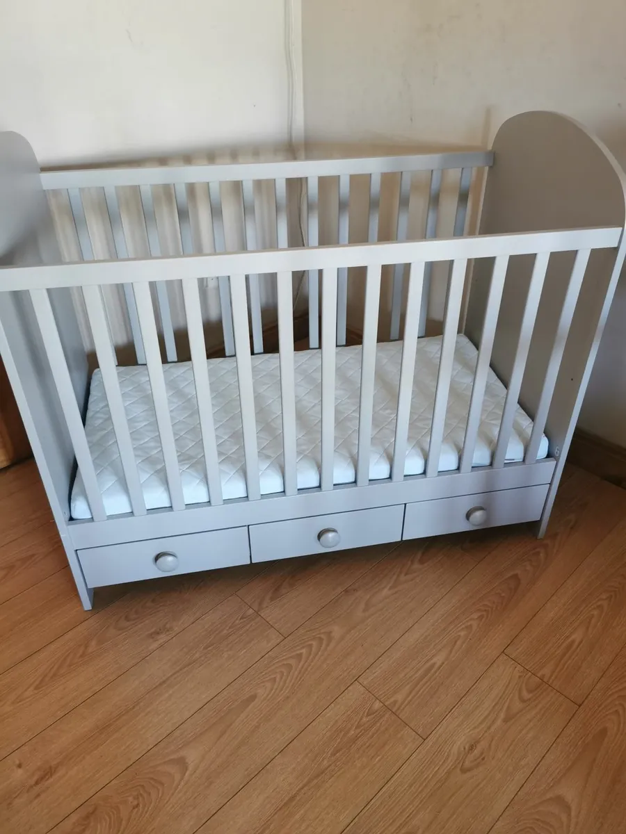 Quality Sturdy Cot with drawers+Luxury Mattress - Image 1
