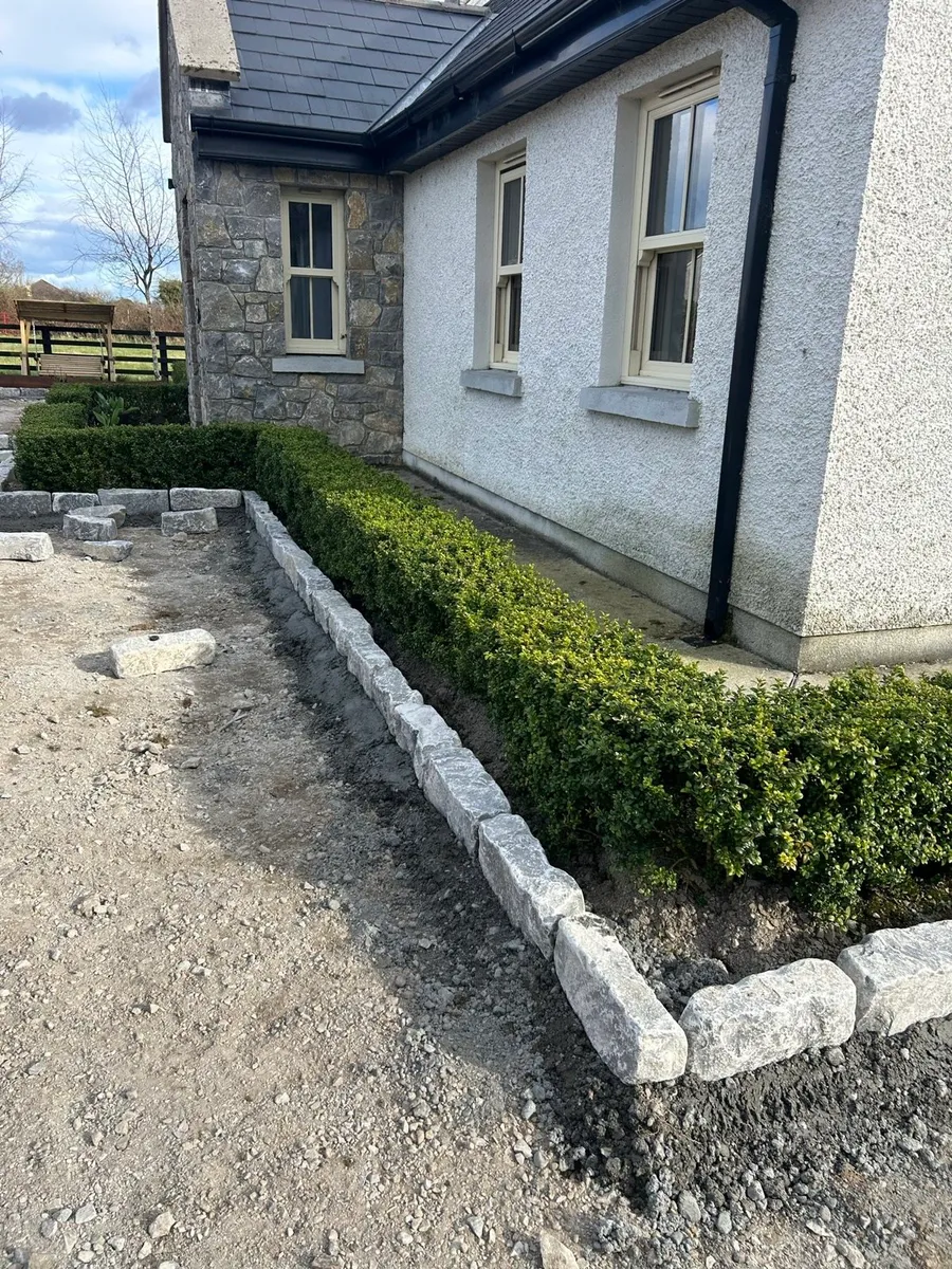 Old Salvage Galway Limestone Large Kerbs - Image 3