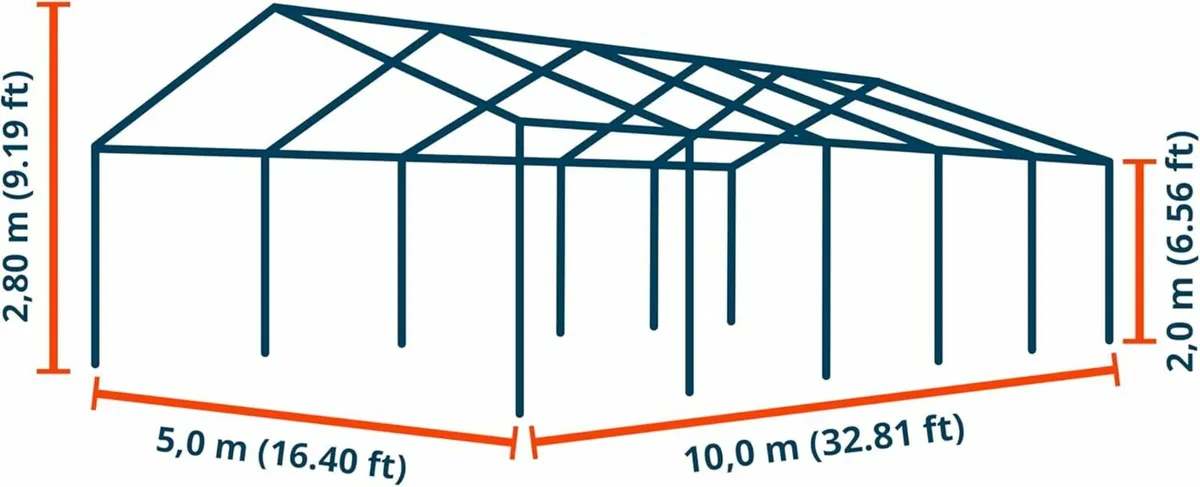 5x10m Marquee Party Tent ..Free Delivery SALE - Image 3