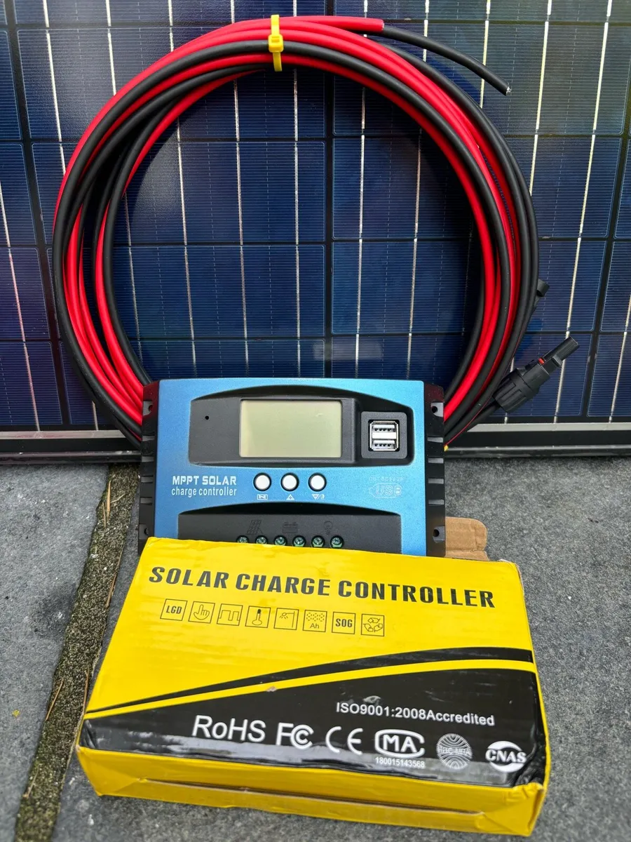 220W 12/24V Solar Panel Kit for Camper Boat shed - Image 1