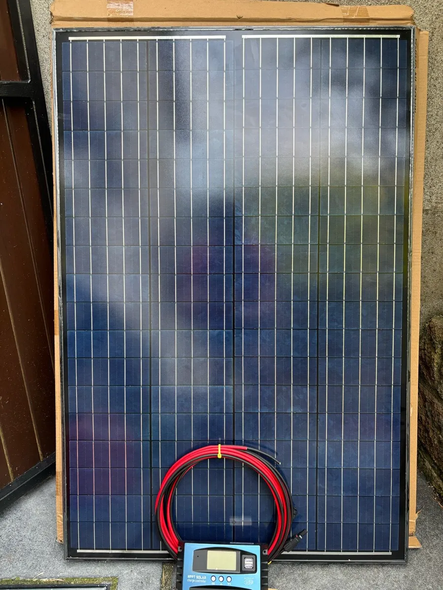220W 12/24V Solar Panel Kit for Camper Boat shed - Image 2
