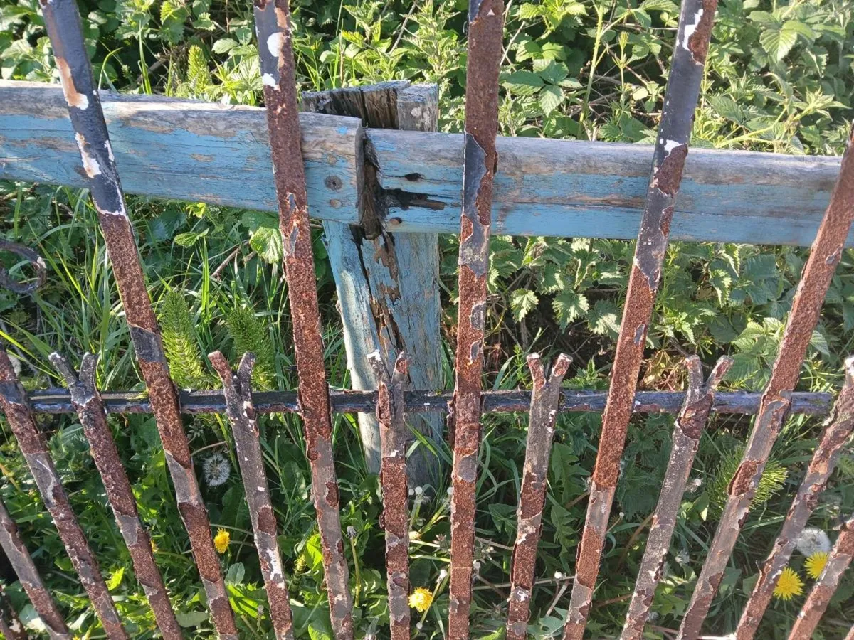 8 ft wrought iron hand forged gates - Image 3