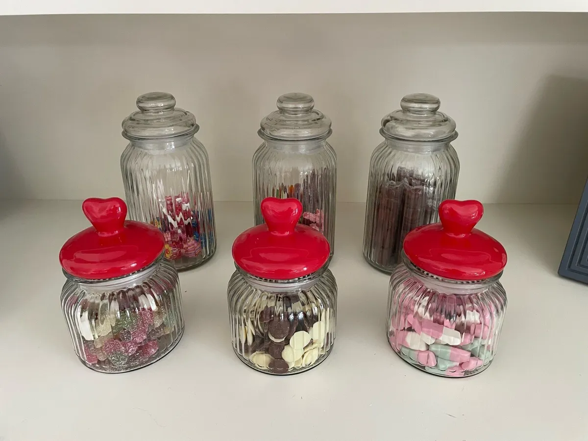 Sweet Jars / Candy Jars - Glass Jars - Image 2