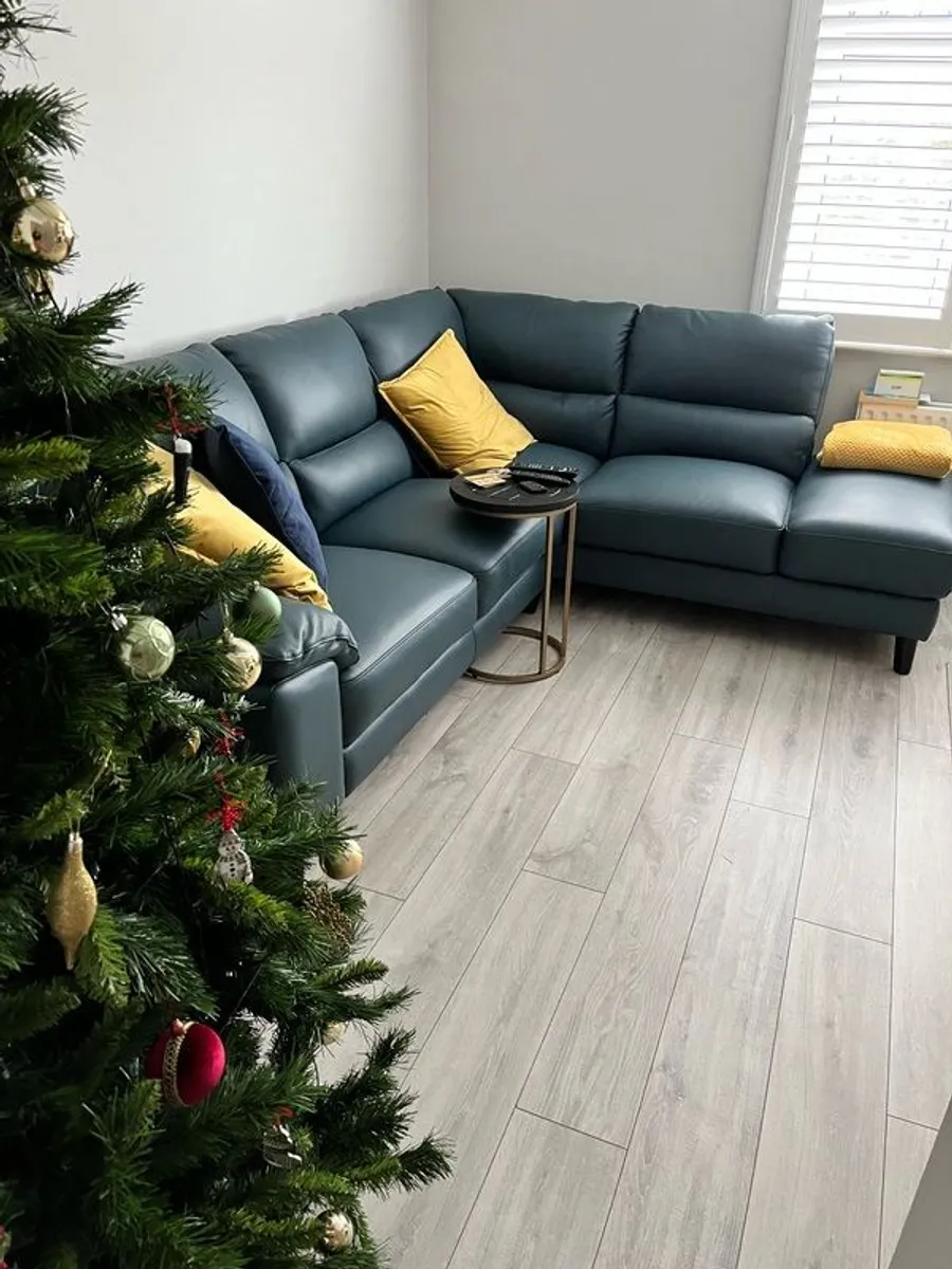 Sofa - Full leather corner sofa - Image 1