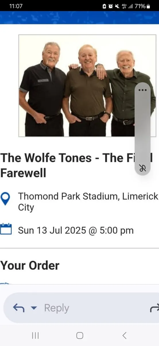 Wolfetone Tickets Final Farewell Tour - Image 2