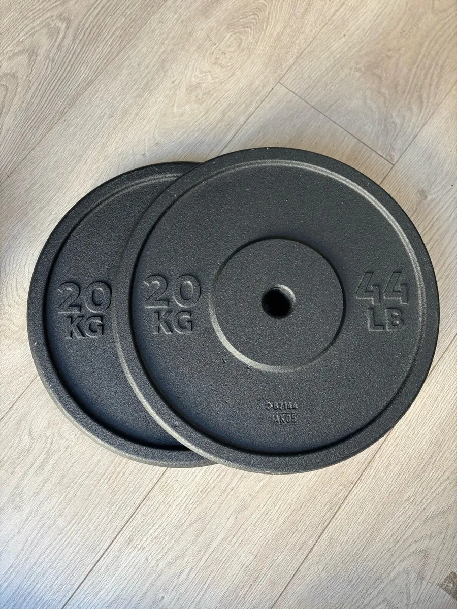 2 x 20kg Weight Plates
