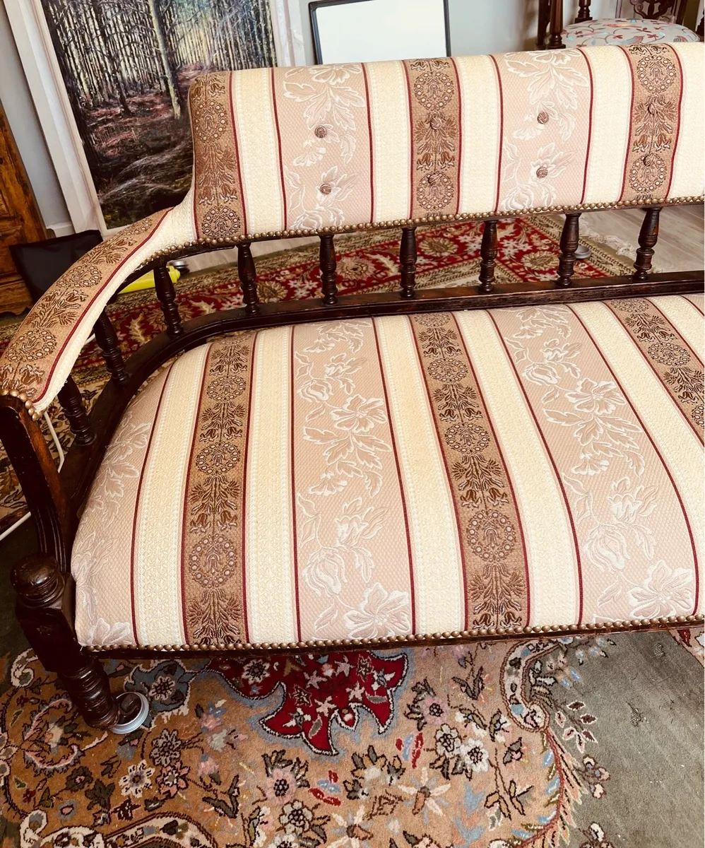 Two seater antique Edwardian sofa - Image 3