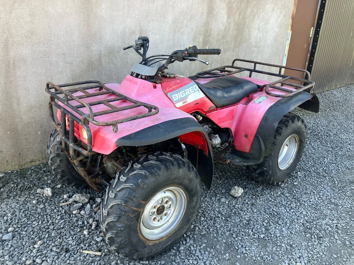 Honda TRX 300 big red 4x4 - Image 1