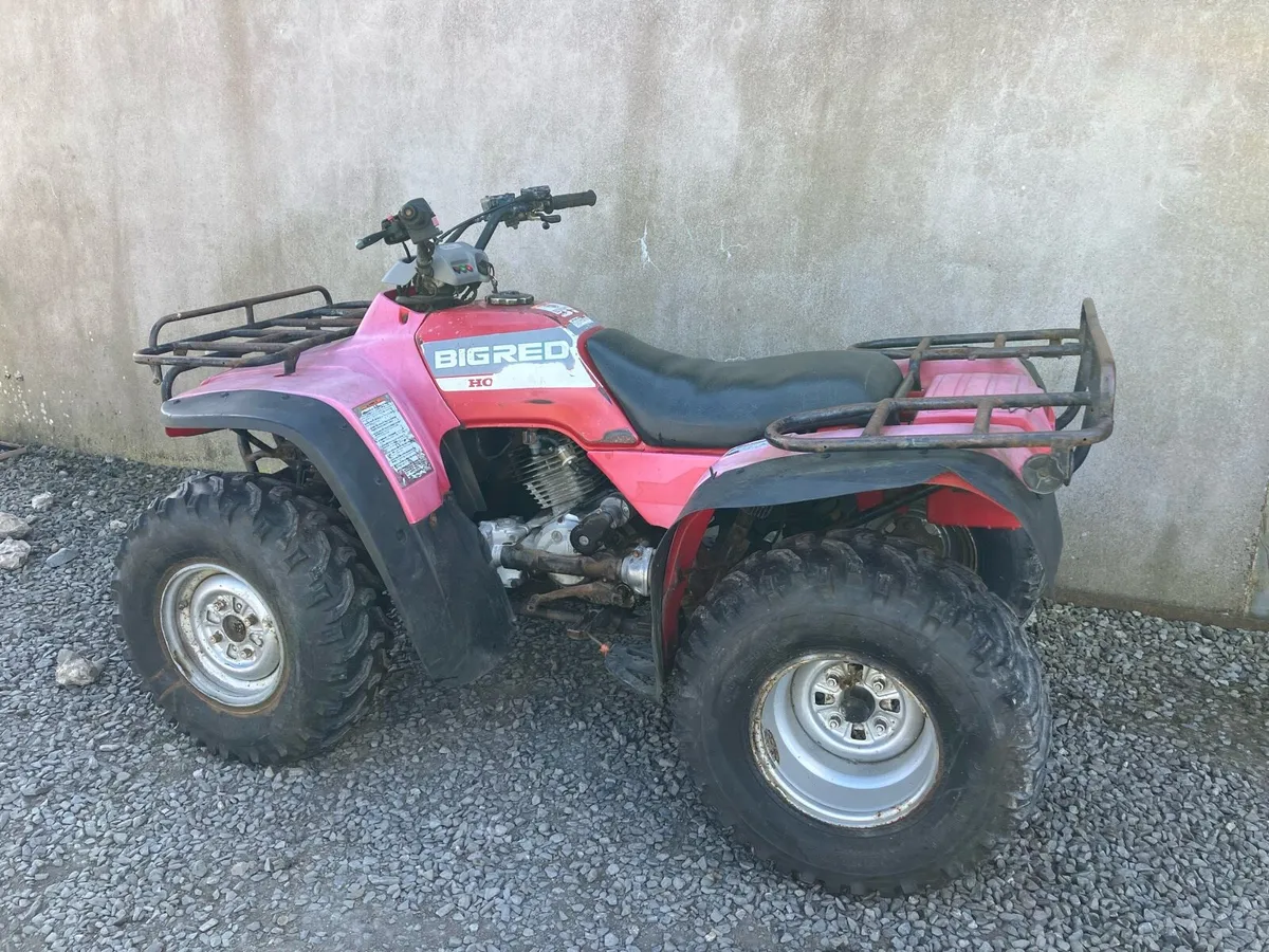 Honda TRX 300 big red 4x4 - Image 3