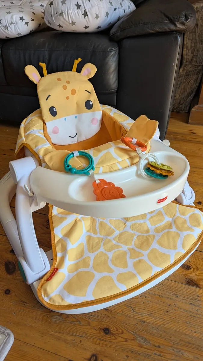 2 x Fisher Price sit me up floor seats - Image 2