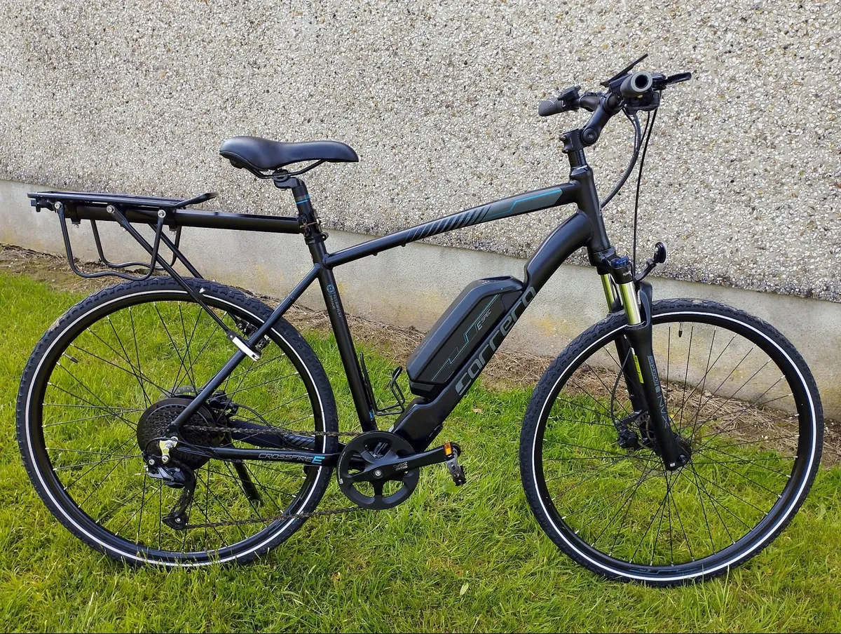 Carrera Crossfire Electric Bike 2.0 + Accessories - Image 3