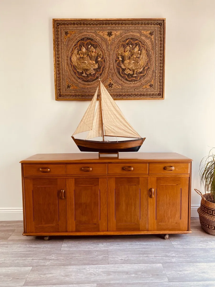 Ercol Mid Century Sideboard Cabinet - Image 1