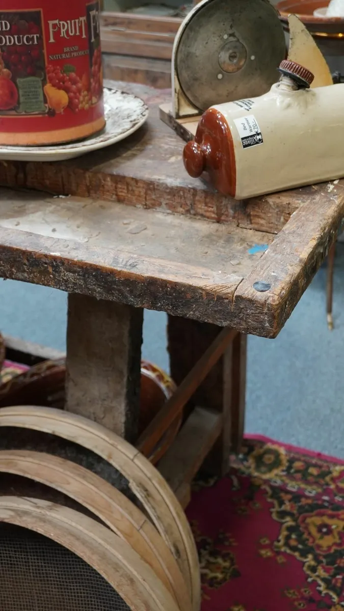 📌Antique Spanish Carpenter's Workbench - Image 4