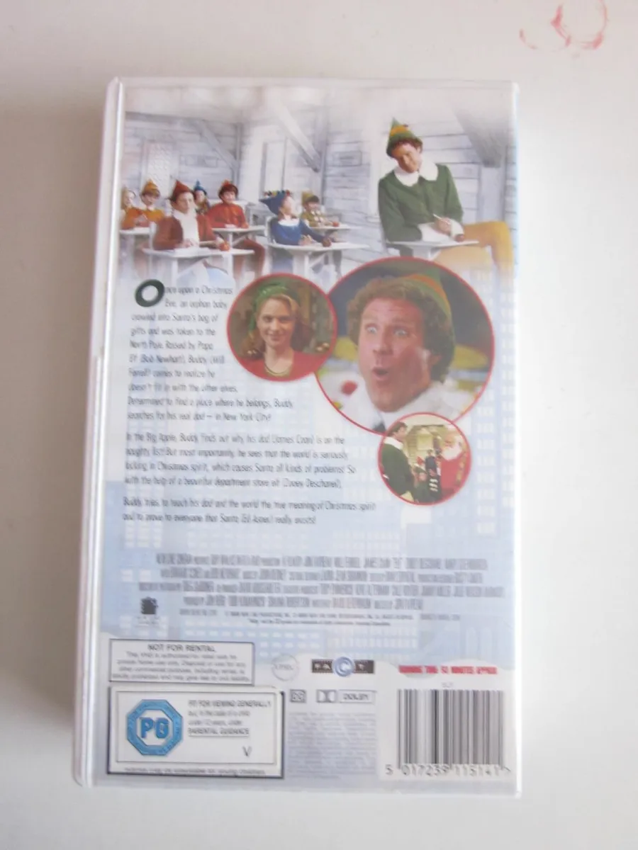 Elf: Christmas Comedy Film - Large Box (2004) VHS - Image 2