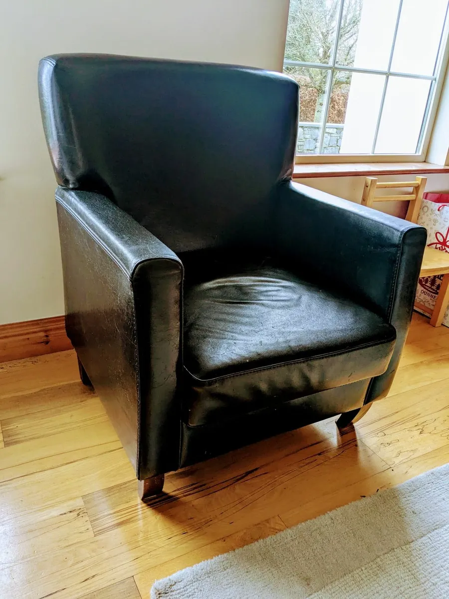Meadow and Byrnes Leather Chair - Image 2
