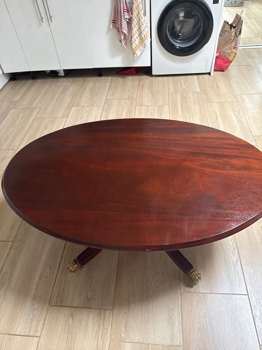 Luxury Mahogany Wood Coffee table - Image 3