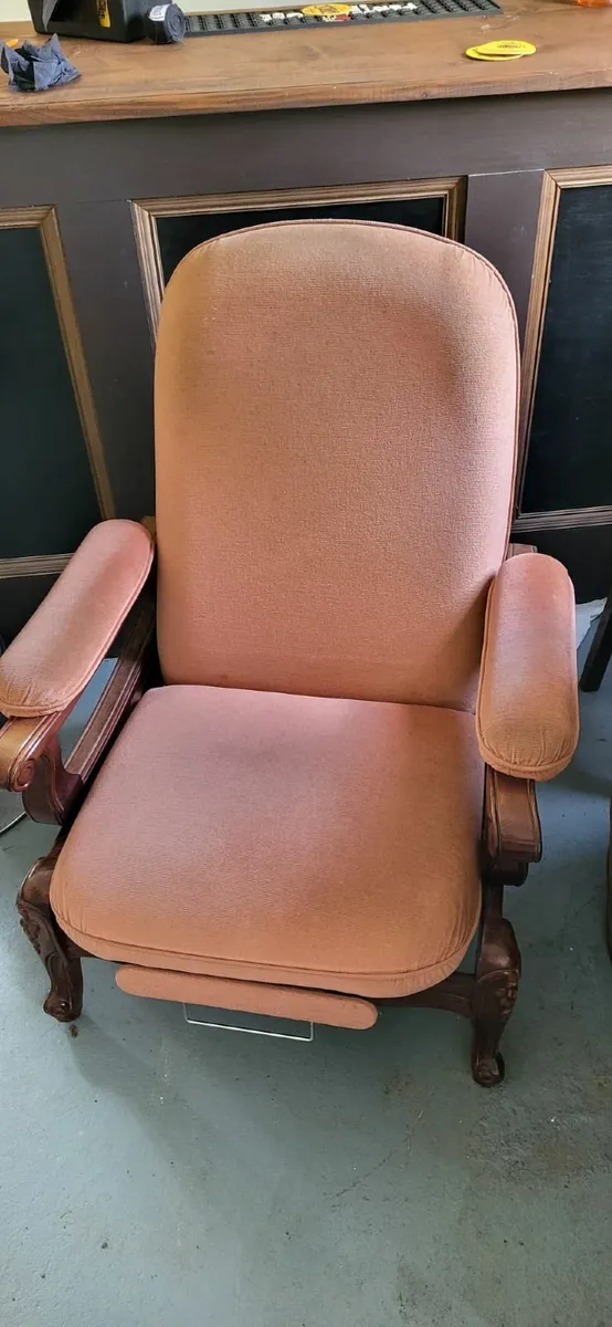 Pink Reclining Chair - Image 1