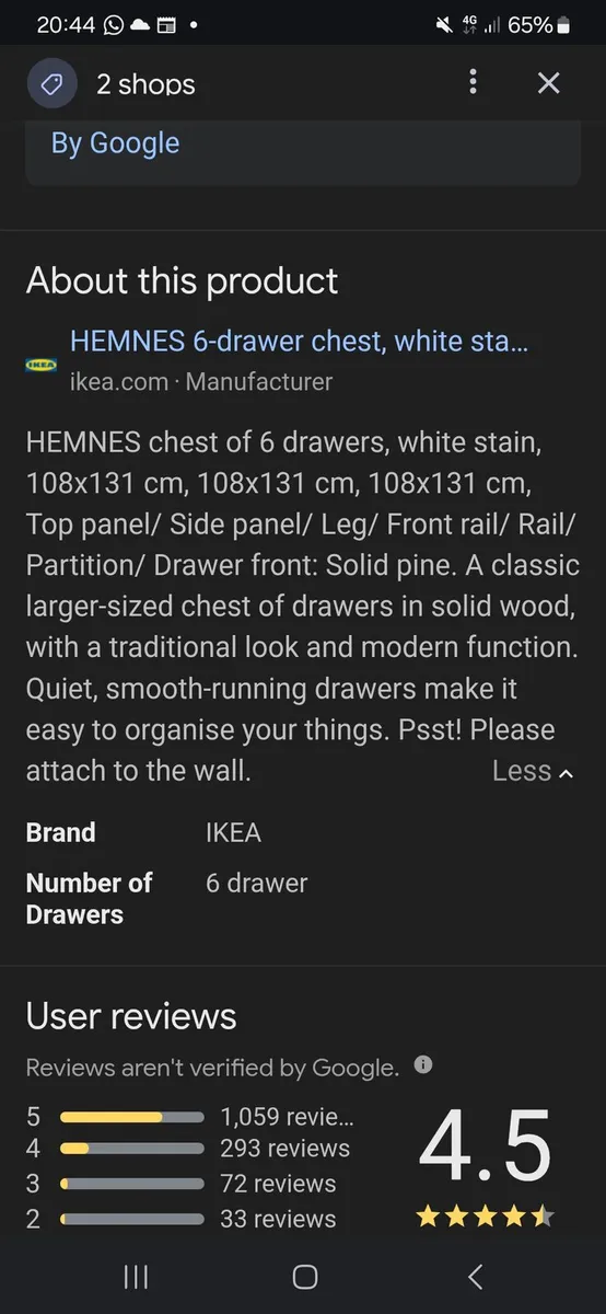 Chest of drawers - Image 1