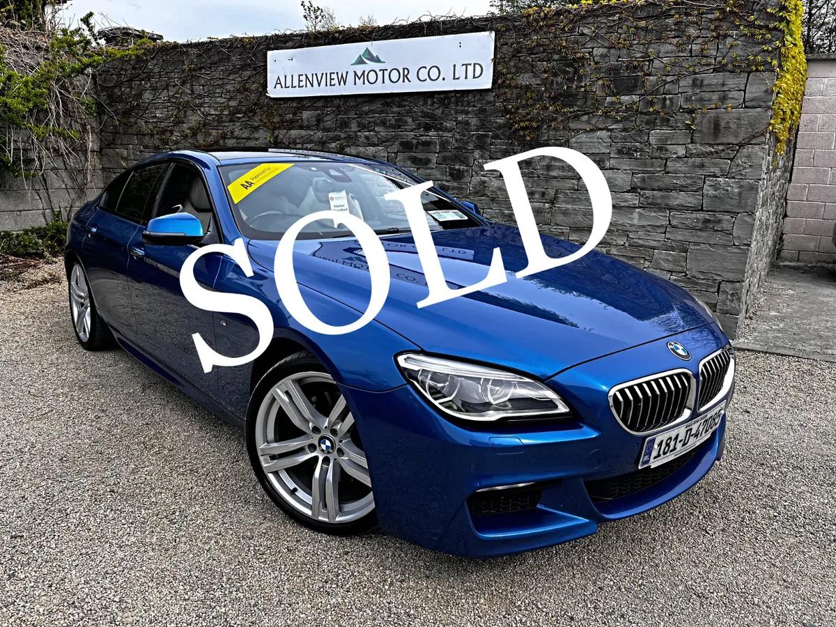 2018 BMW 640D MSport Gran Coupe Pan Roof - Image 1