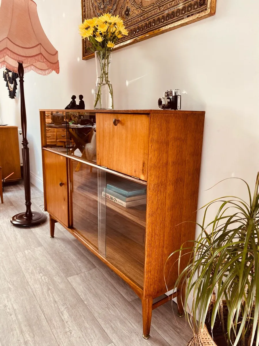 Mid Century Drinks Book Side Cabinet - Image 3