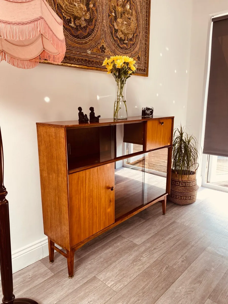 Mid Century Drinks Book Side Cabinet - Image 4