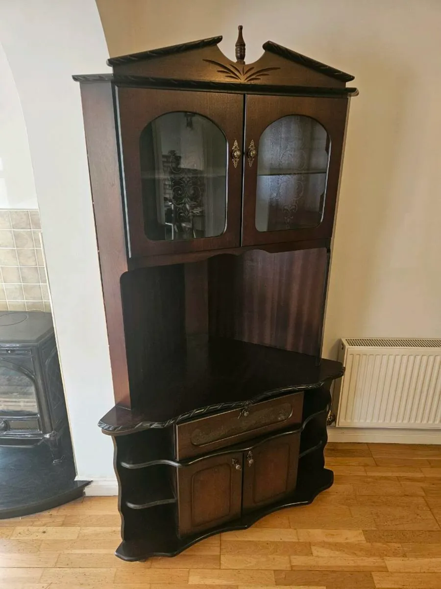 Mahogany corner unit - Image 2