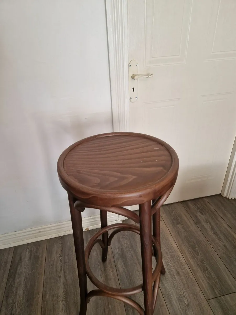 Vintage Bentwood Barstool - Image 2