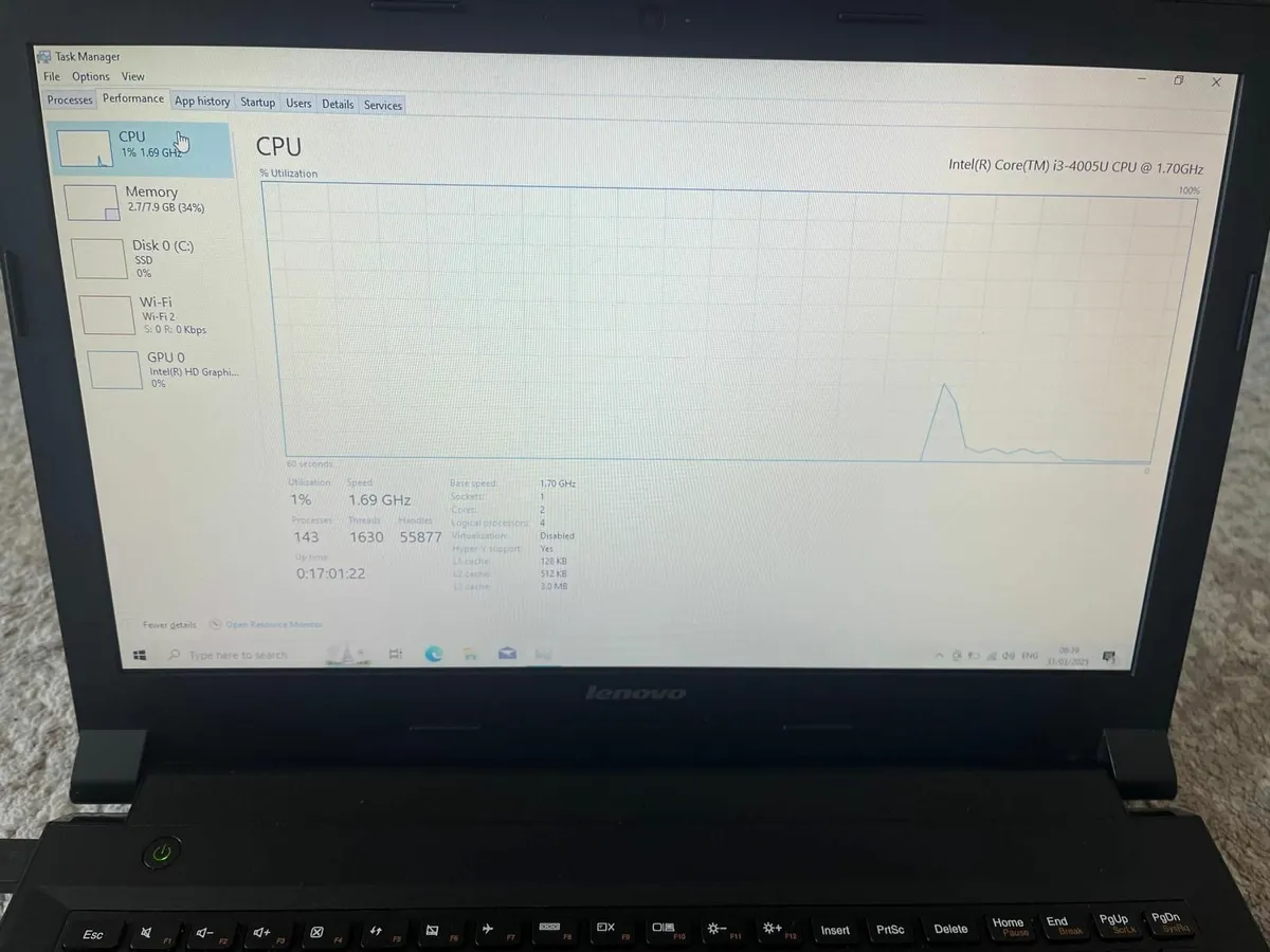Laptop Lenovo 80LT Intel Core i3 - Image 3