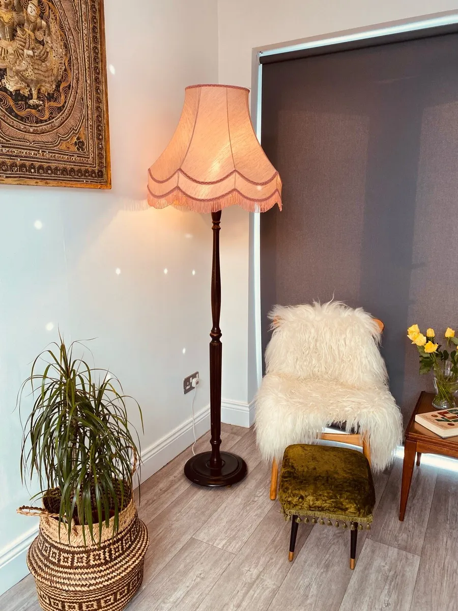 Vintage Tall Floor Lamp - Image 3