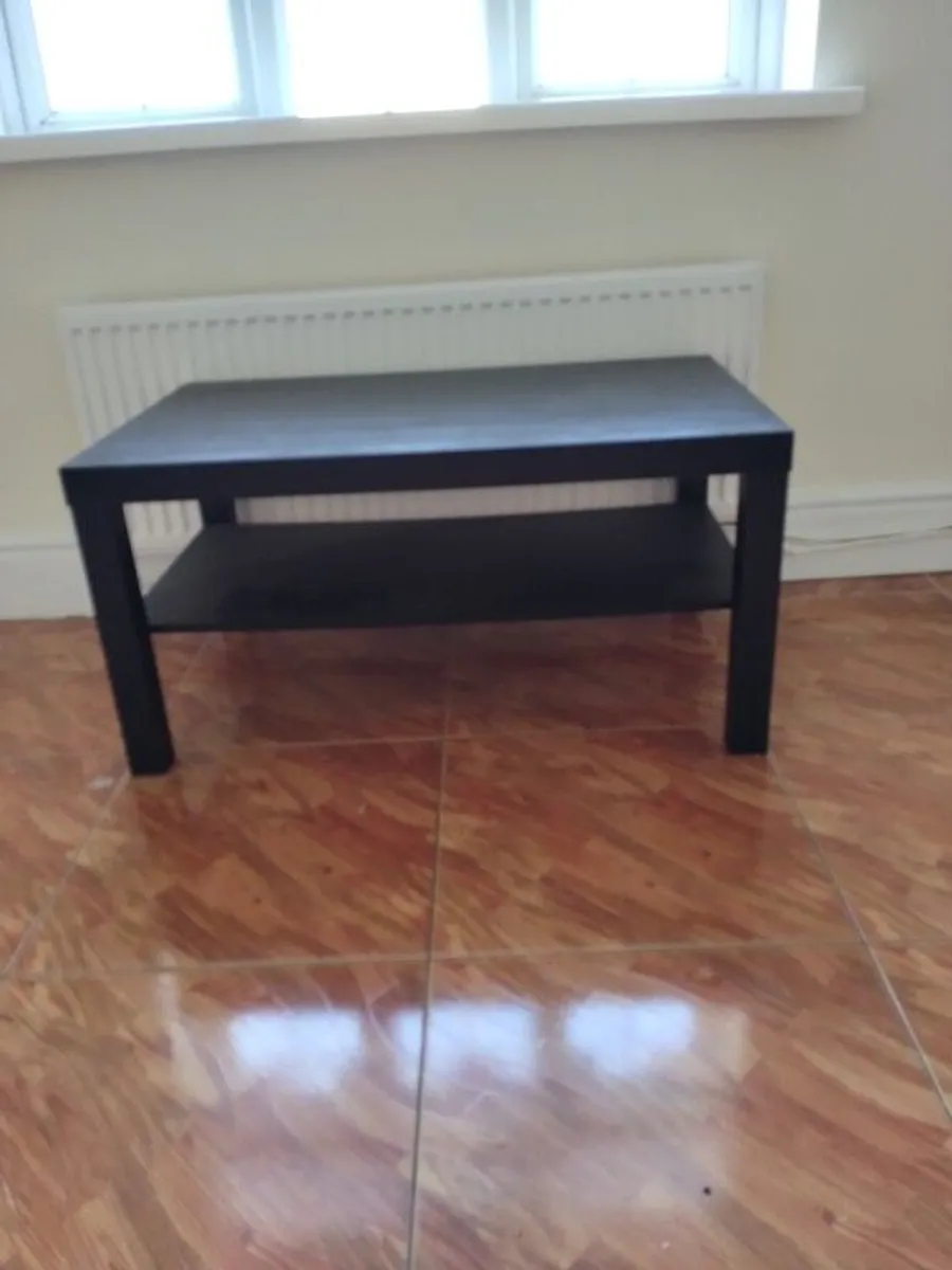 black coffee table