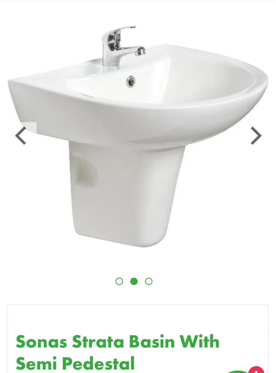 Sonas half pedastal sink