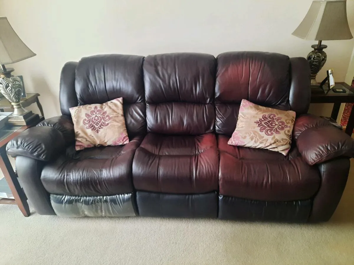 Leather Couch - Image 3
