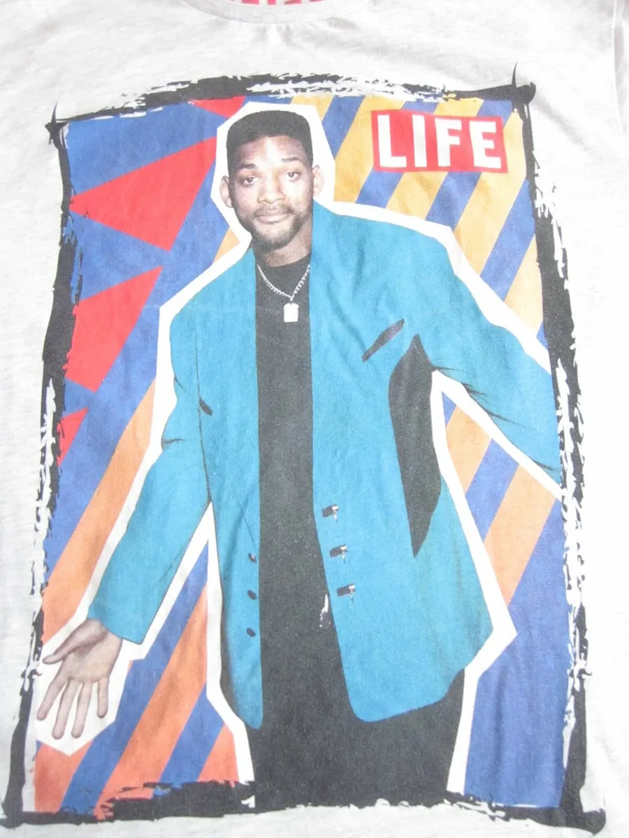 2013 LIFE Will Smith Shirt Hip Hop Men's Tee Med - Image 2