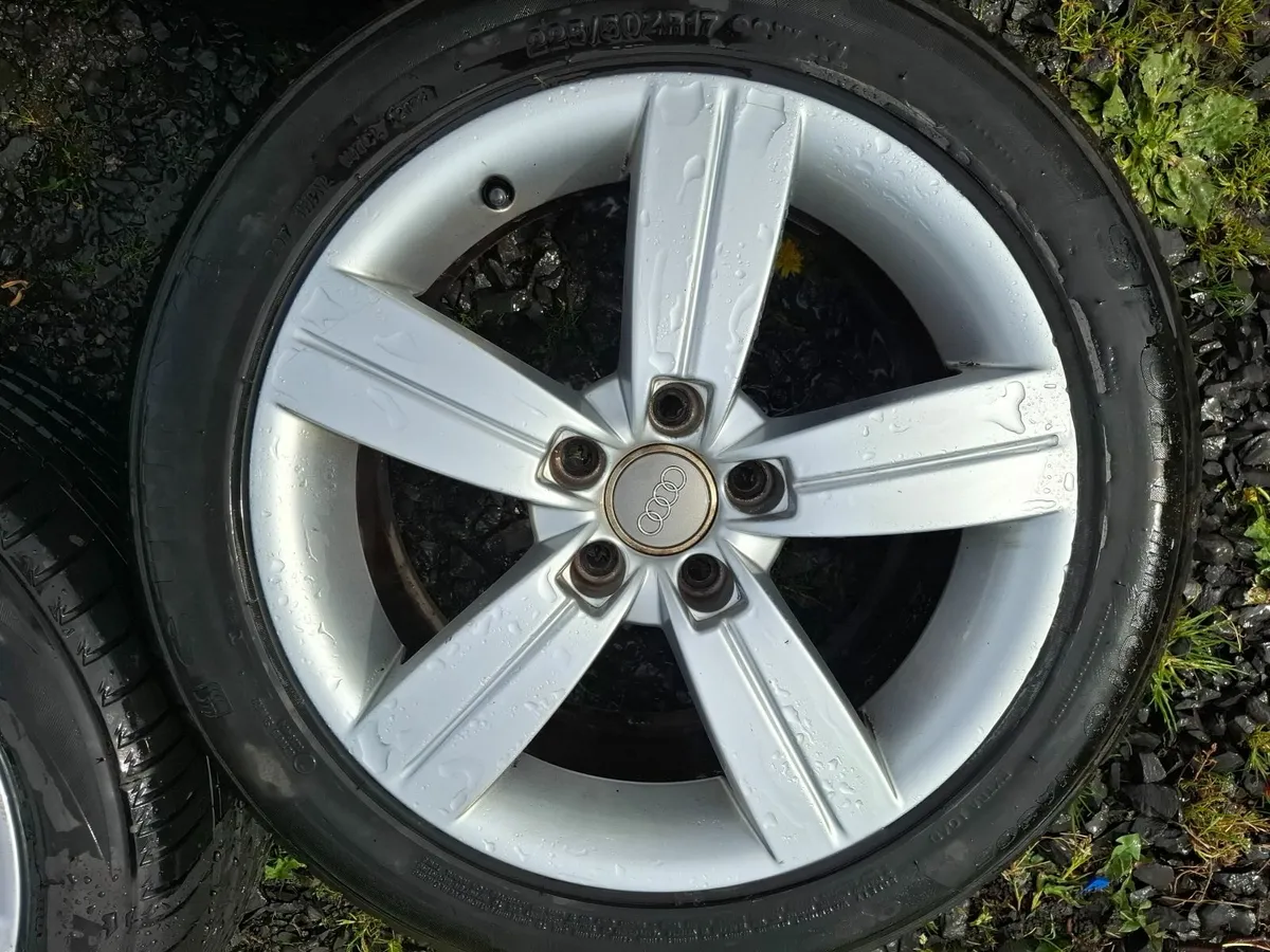 17" Audi, Vw,  Seat, Skoda alloys with tyres - Image 1