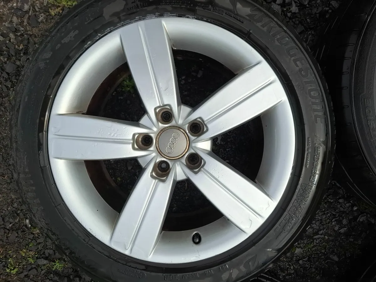 17" Audi, Vw,  Seat, Skoda alloys with tyres - Image 3
