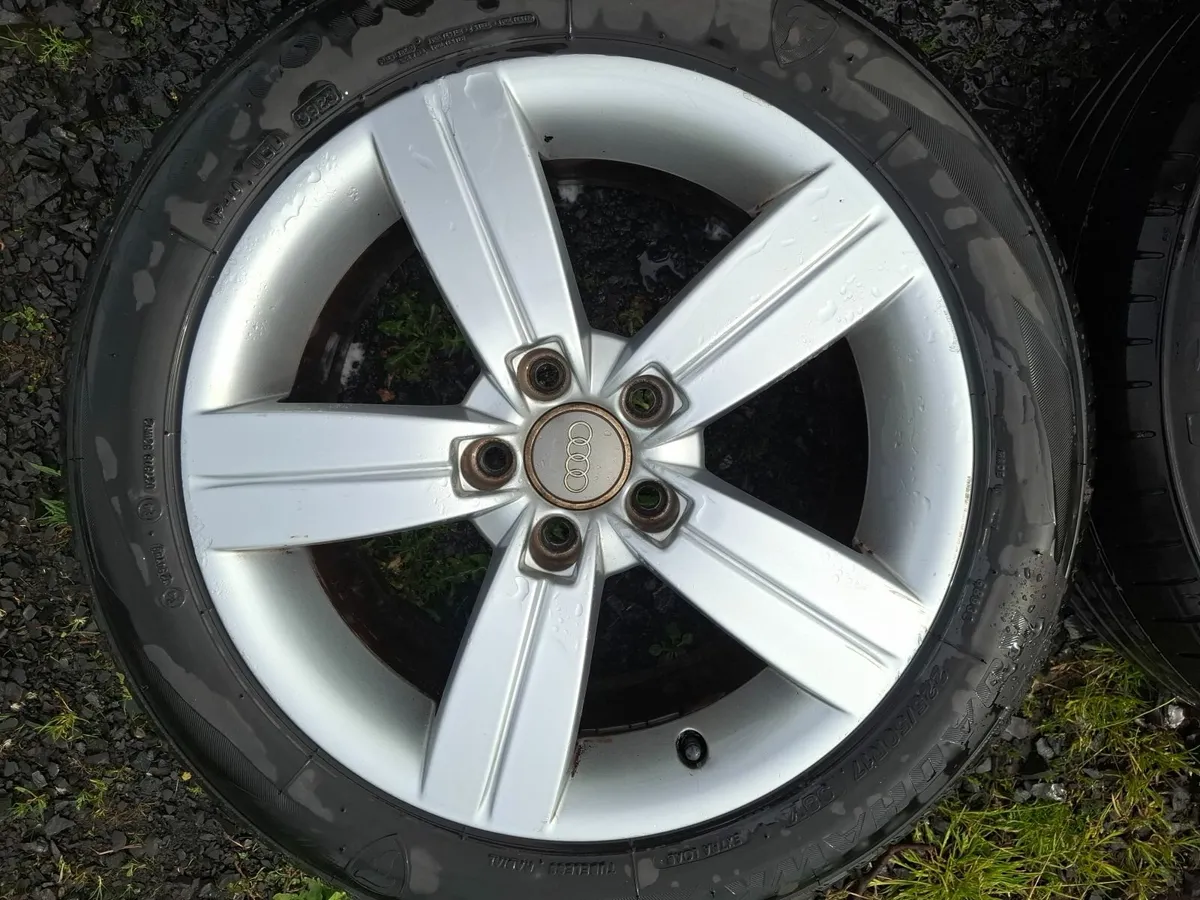 17" Audi, Vw,  Seat, Skoda alloys with tyres - Image 4