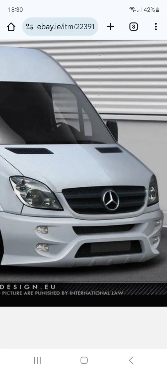 Maxton front bumper for sprinter 906 - Image 1