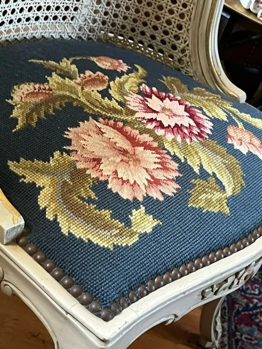 A Fabulous Antique Dressing Table Stool - Image 3