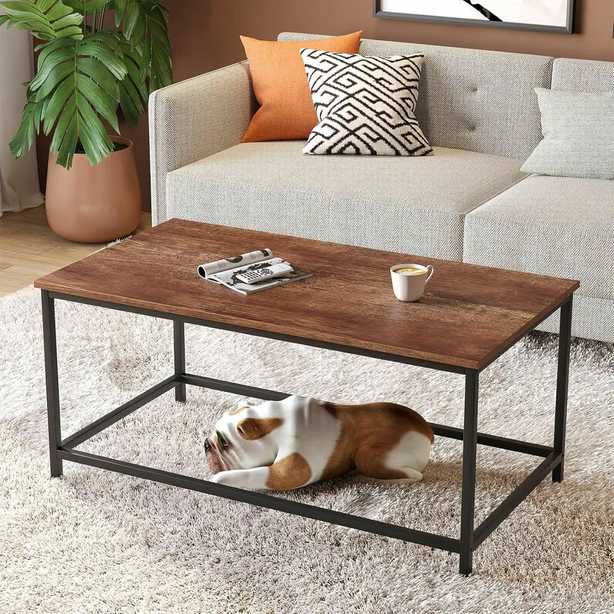 Coffee Table Modern Living Room Office 100x50cm - Image 1