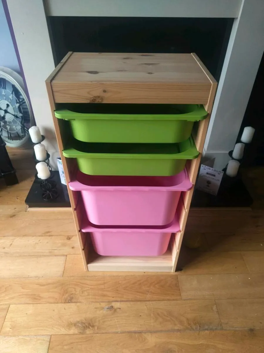 Pine IKEA Trofast unit - Image 1