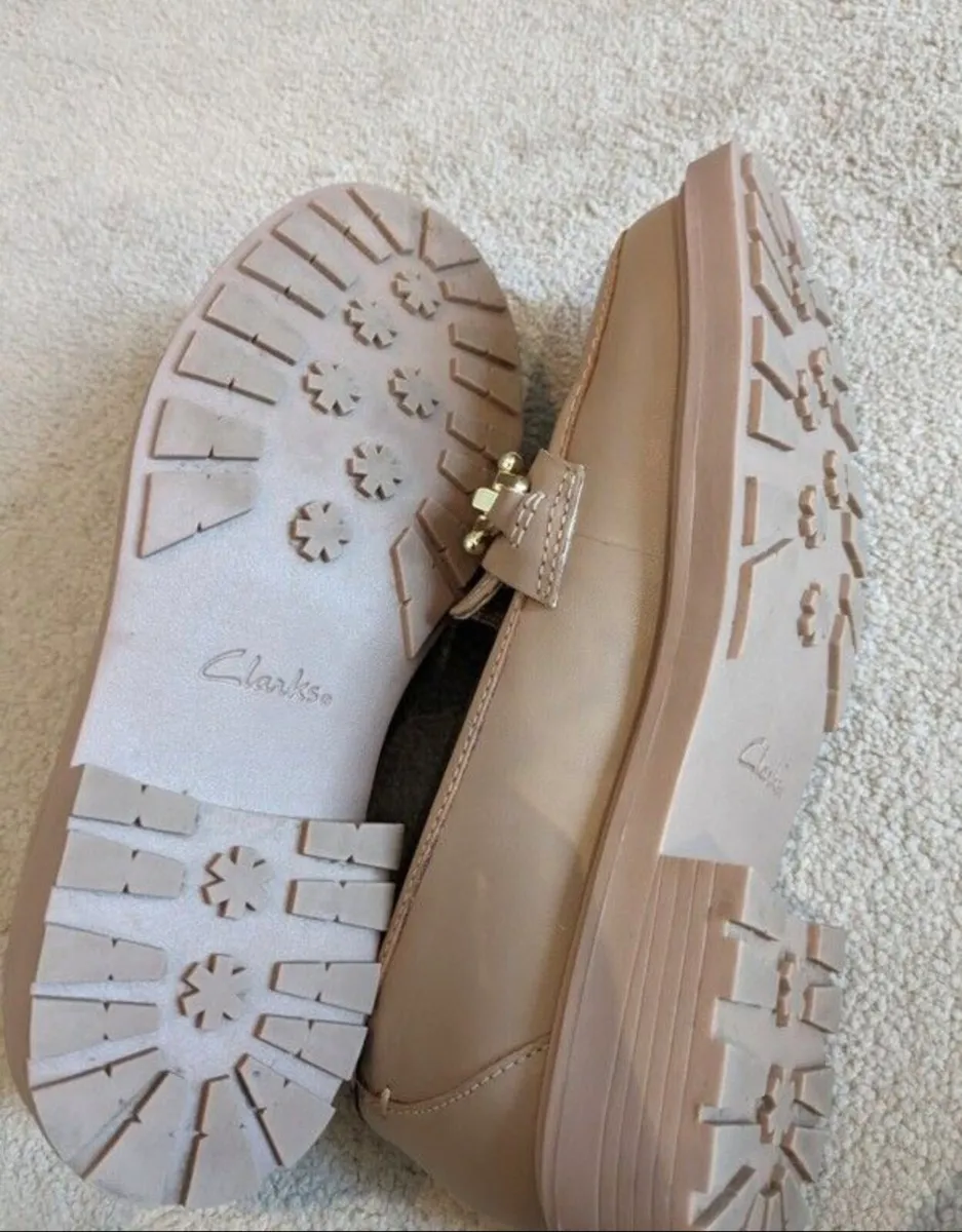 Leather loafers Clarks - Image 3