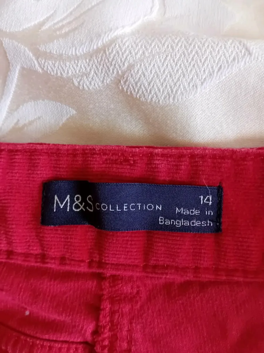 Ladies Cord Jeans  Size 14 - Image 4