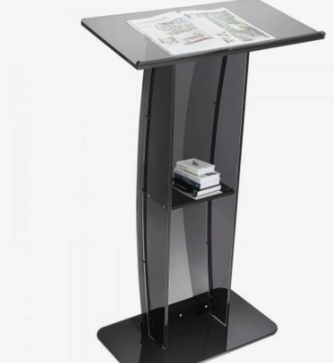 Acrylic Podium, 47" Tall, Acrylic Podium Stand - Image 1