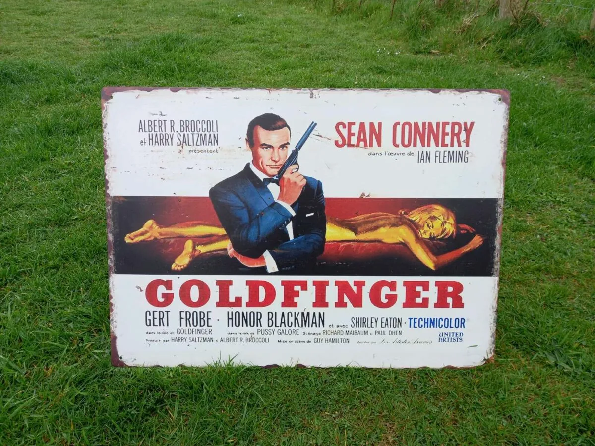 James Bond 007 Large Tin Sign - Image 3