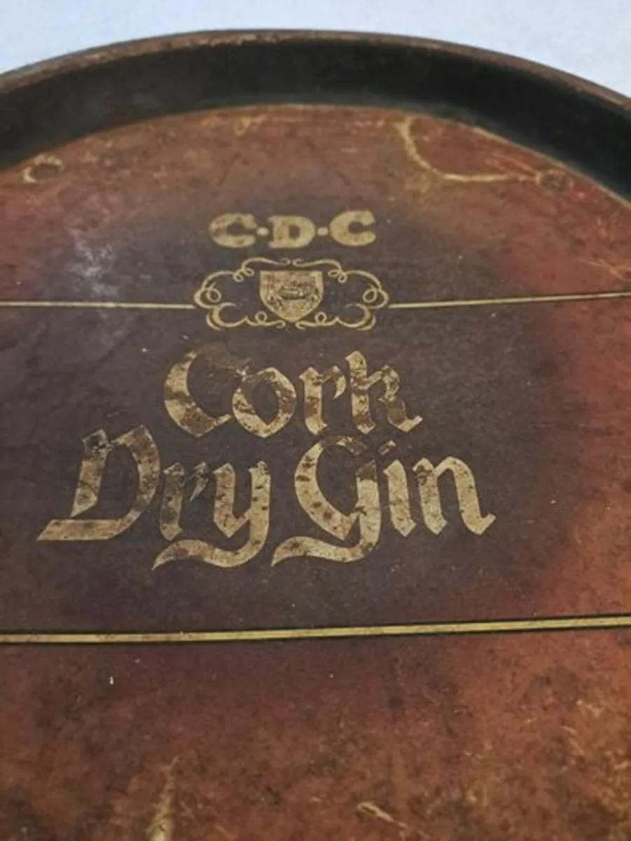 Vintage Cork Dry Gin tray - Image 3