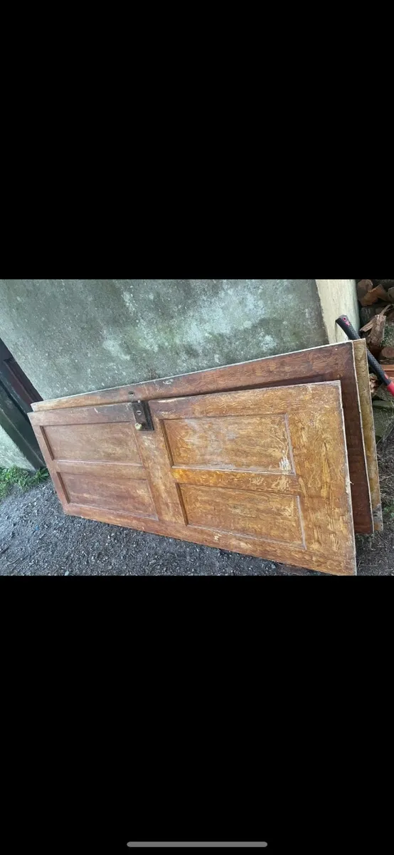Solid wood doors vintage - Image 2