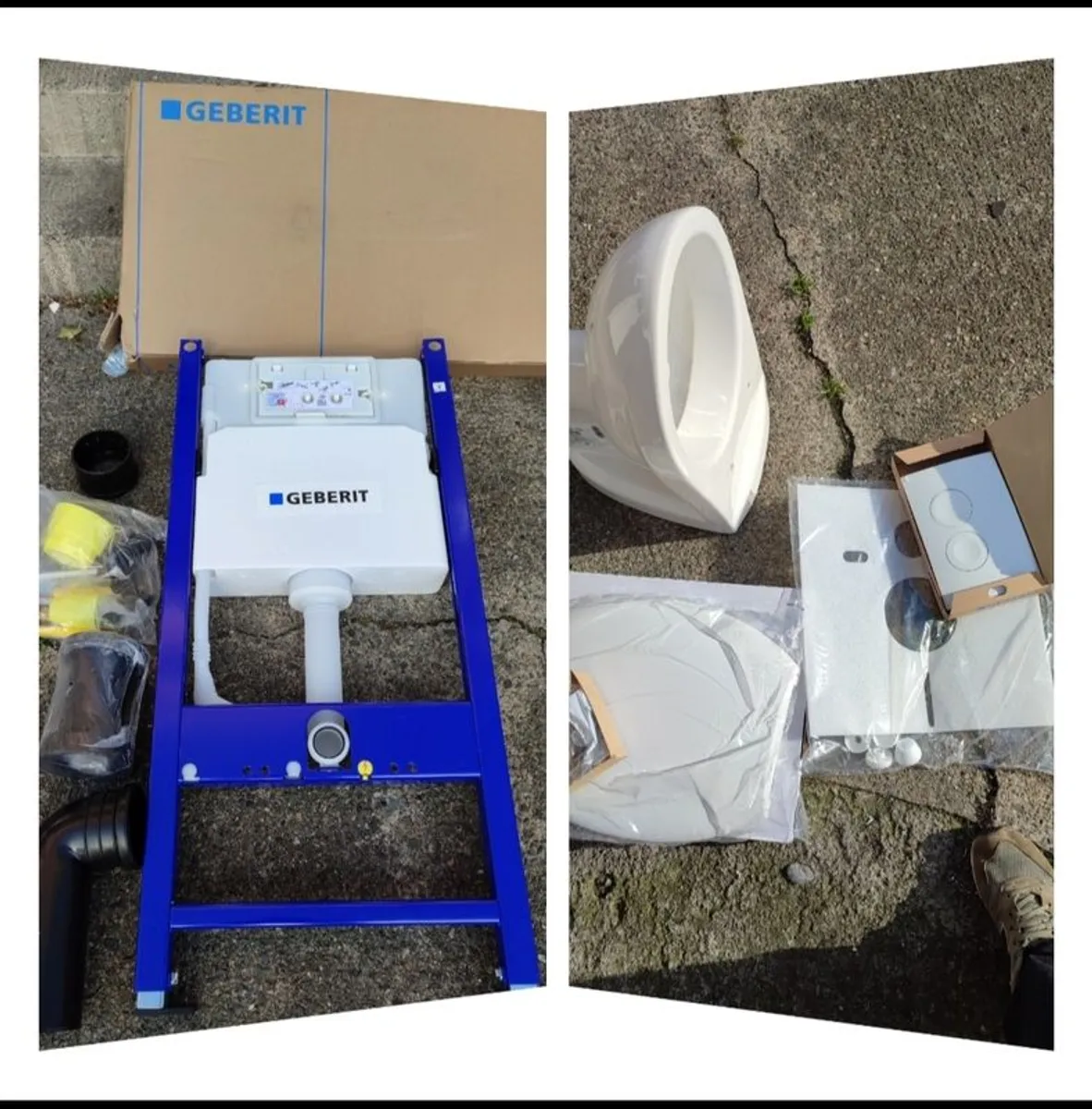 Complete Geberit DuoFix Wall Hung Toilet Set Brand New - Image 1