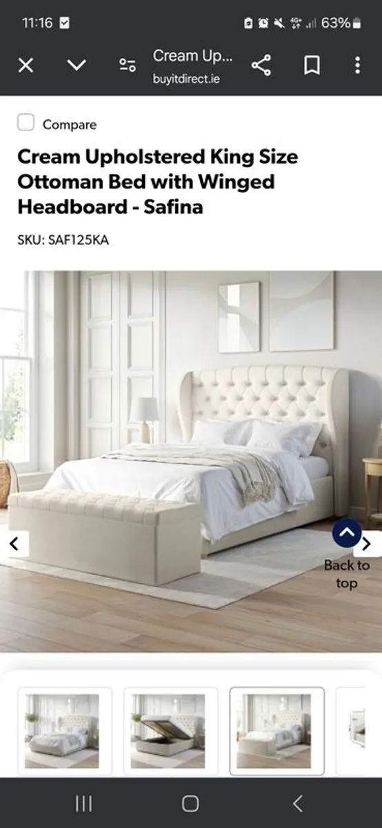 Cream Bed - Image 1