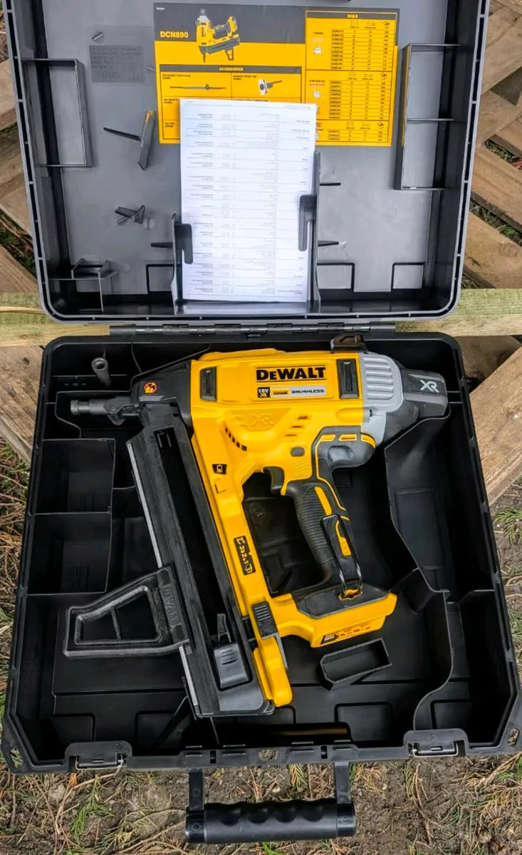 DeWalt Brushless 18v Concrete Nail Gun - New - Image 1