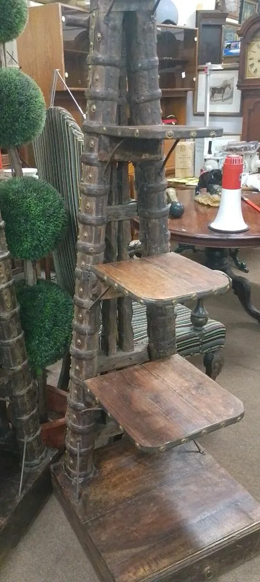 Bespoke Rustic Wood And Copper Shelving - Image 2